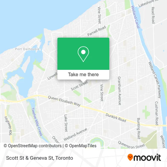 Scott St & Geneva St map