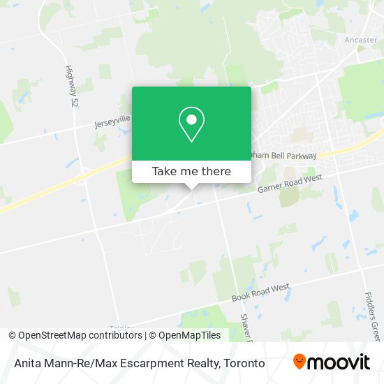 Anita Mann-Re / Max Escarpment Realty map