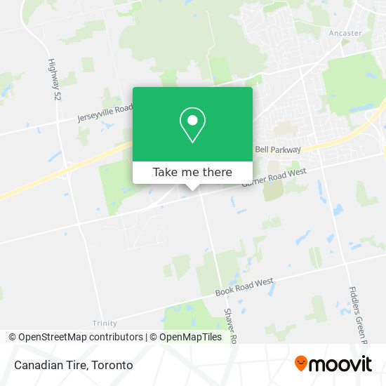 Canadian Tire map