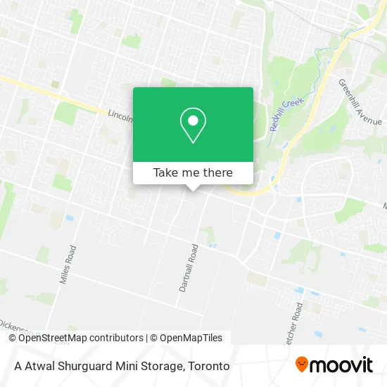 A Atwal Shurguard Mini Storage map