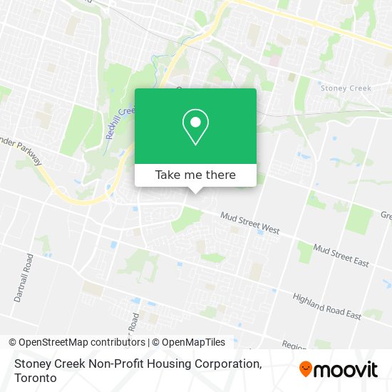 Stoney Creek Non-Profit Housing Corporation map