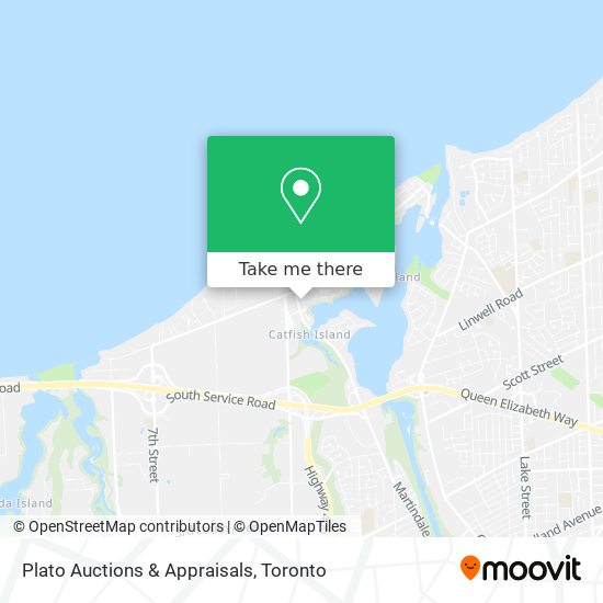Plato Auctions & Appraisals map