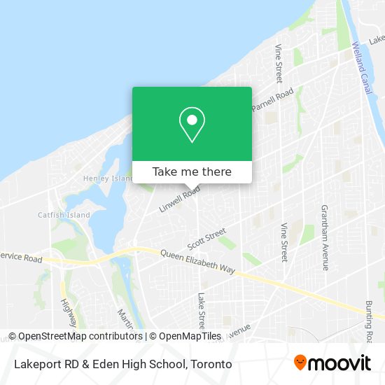 Lakeport RD & Eden High School map