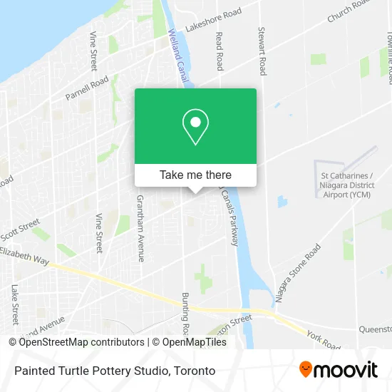 Painted Turtle Pottery Studio map