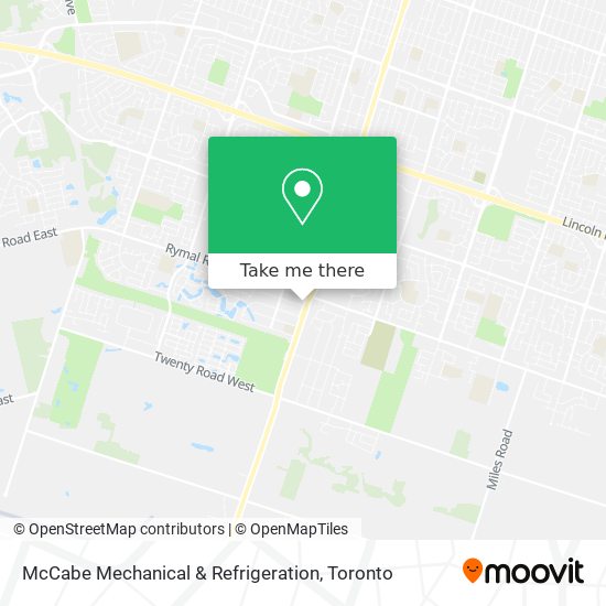McCabe Mechanical & Refrigeration map