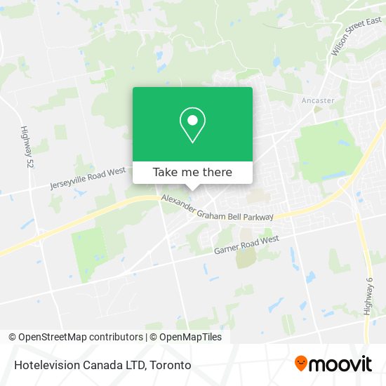 Hotelevision Canada LTD map