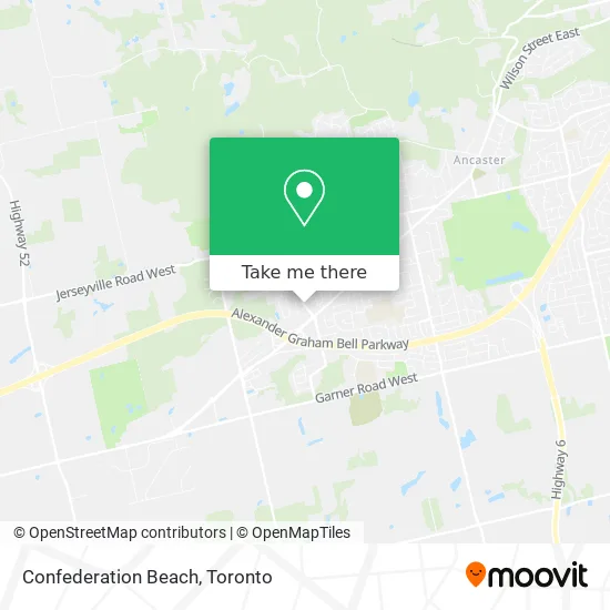 Confederation Beach map