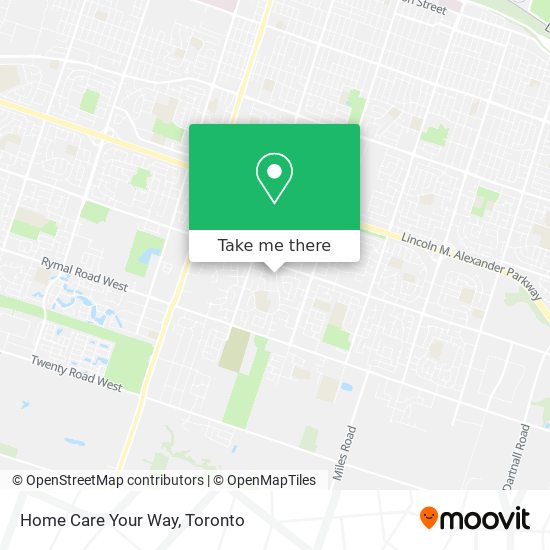 Home Care Your Way map