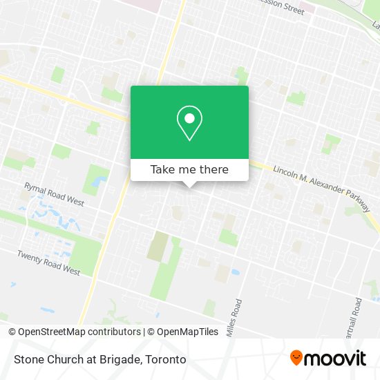 Stone Church at Brigade map