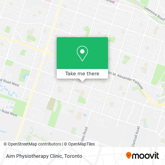 Aim Physiotherapy Clinic map