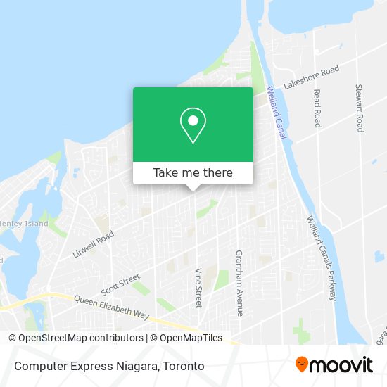 Computer Express Niagara map