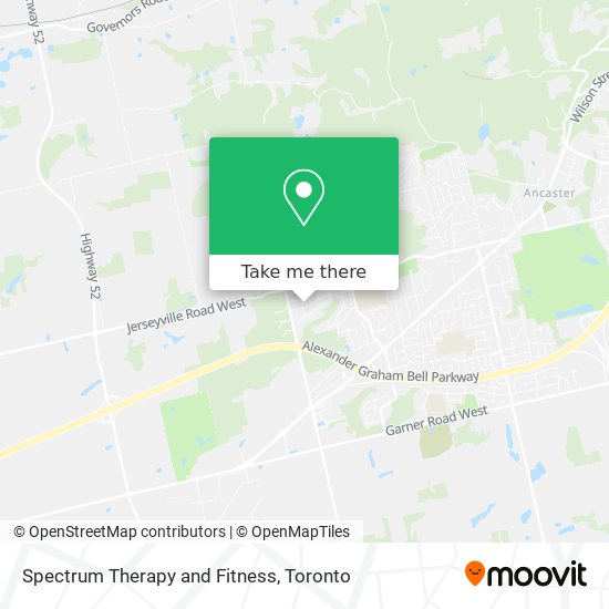 Spectrum Therapy and Fitness map