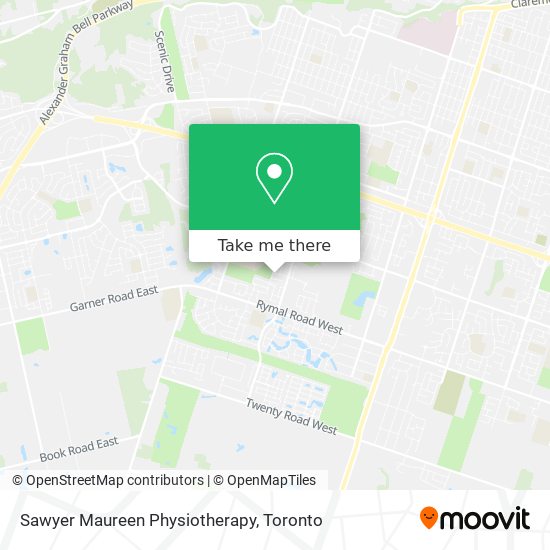 Sawyer Maureen Physiotherapy map