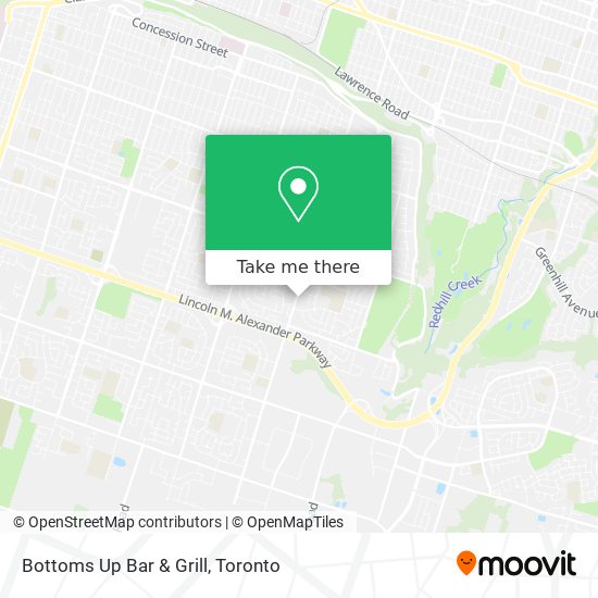 Bottoms Up Bar & Grill plan