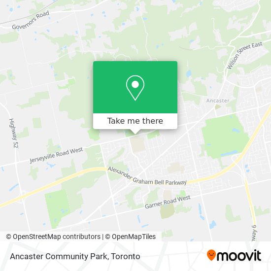 Ancaster Community Park map