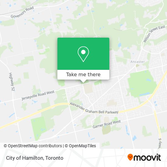 City of Hamilton map