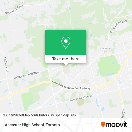 Ancaster High School map