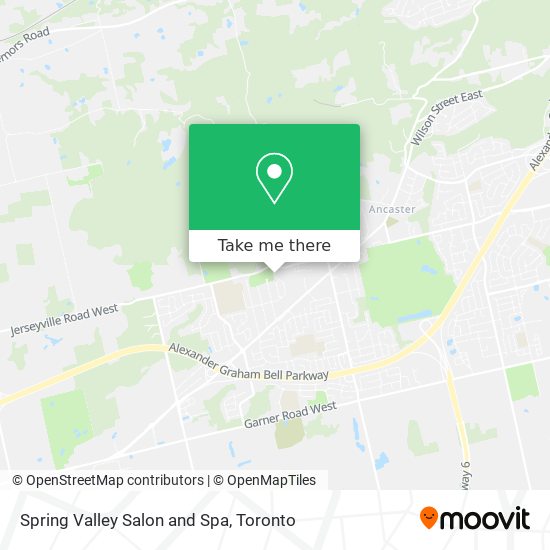 Spring Valley Salon and Spa map