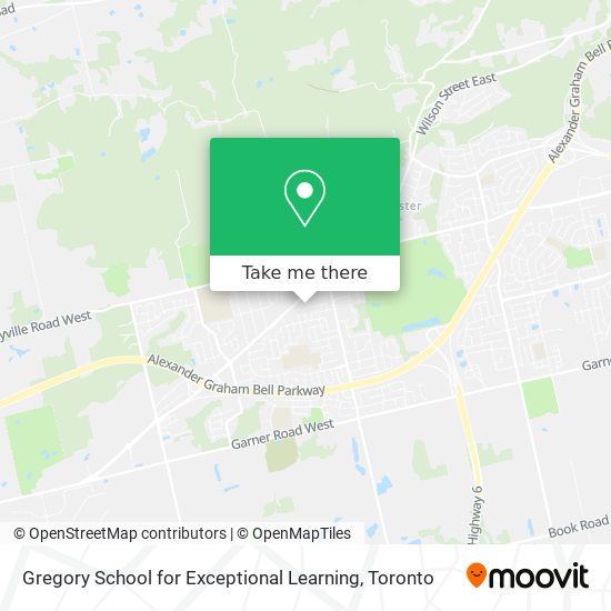 Gregory School for Exceptional Learning map