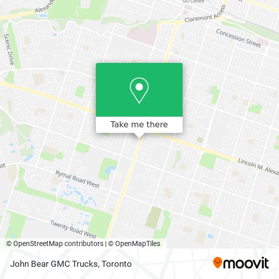 John Bear GMC Trucks map