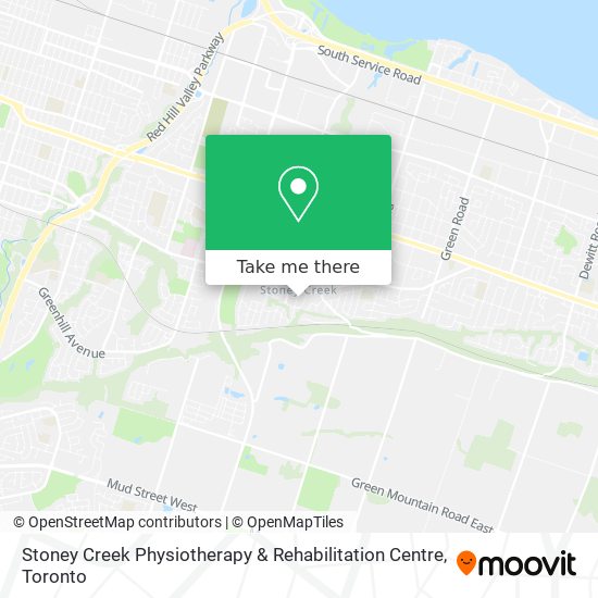 Stoney Creek Physiotherapy & Rehabilitation Centre map