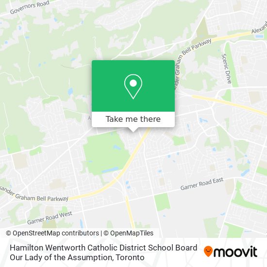 Hamilton Wentworth Catholic District School Board Our Lady of the Assumption plan