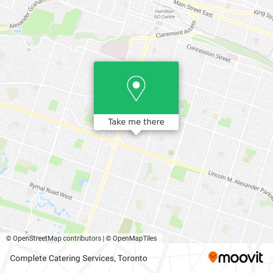 Complete Catering Services map