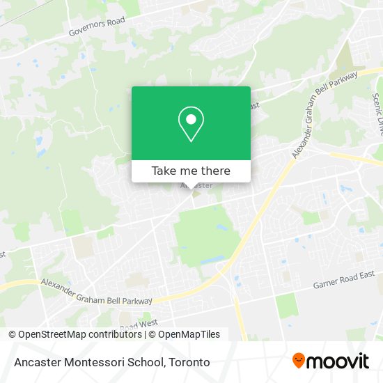 Ancaster Montessori School map