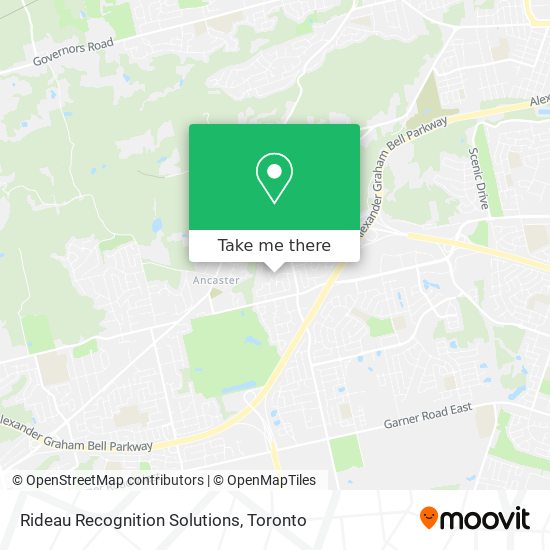 Rideau Recognition Solutions map