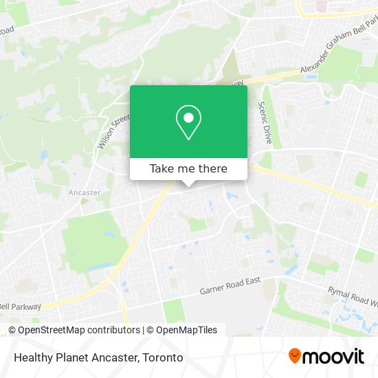 Healthy Planet Ancaster map
