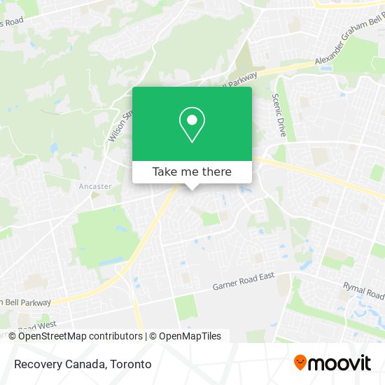 Recovery Canada map