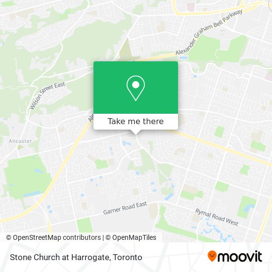 Stone Church at Harrogate map