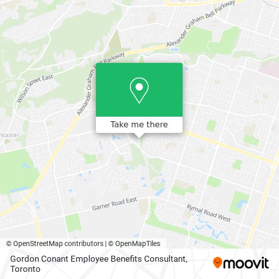 Gordon Conant Employee Benefits Consultant map