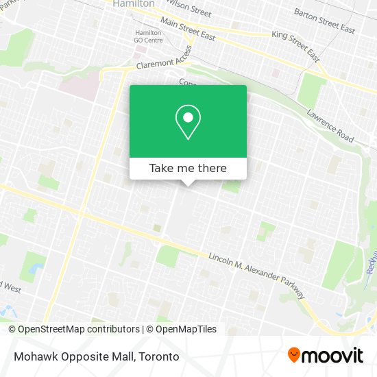 Mohawk Opposite Mall map