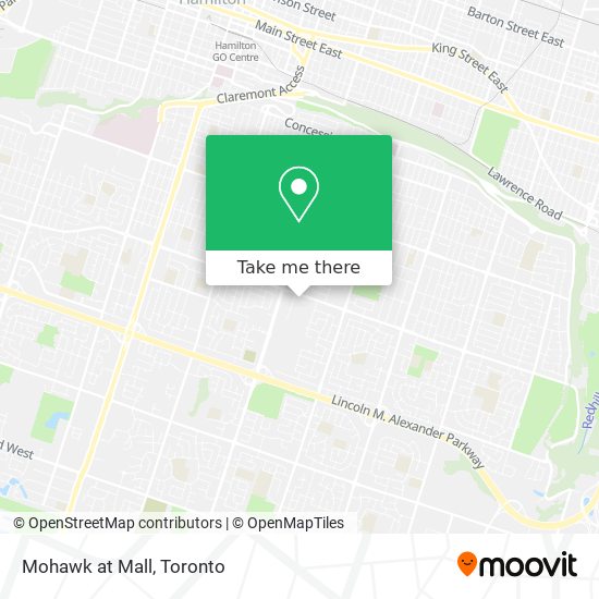 Mohawk at Mall map