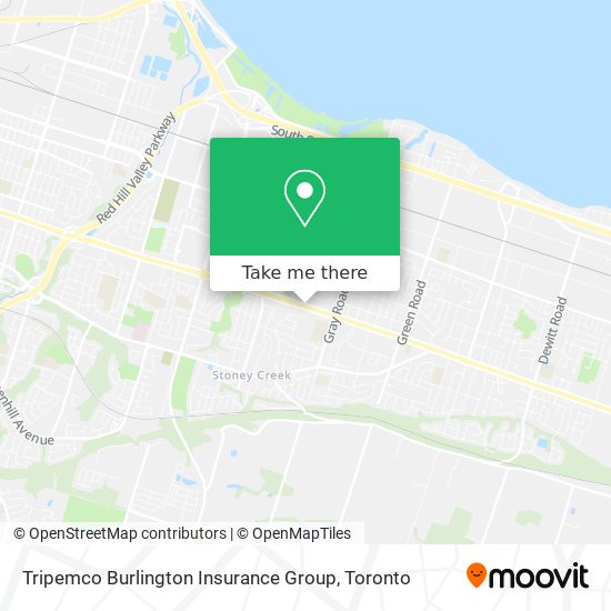 Tripemco Burlington Insurance Group map