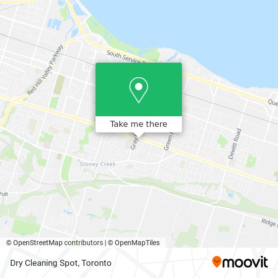Dry Cleaning Spot map