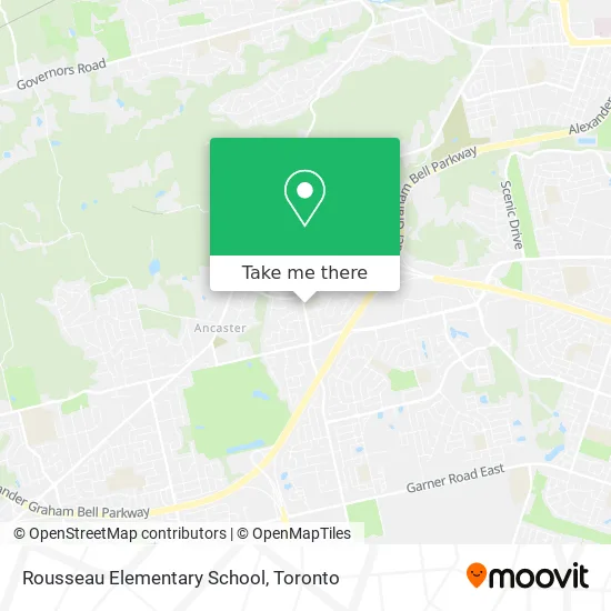 Rousseau Elementary School map
