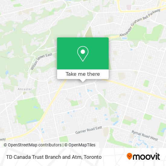 TD Canada Trust Branch and Atm plan