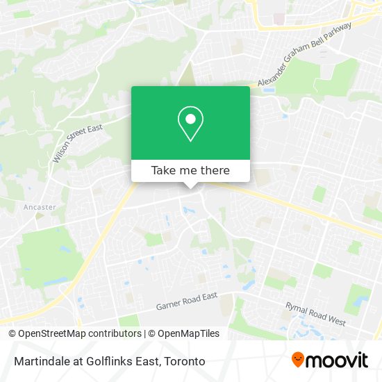 Martindale at Golflinks East map