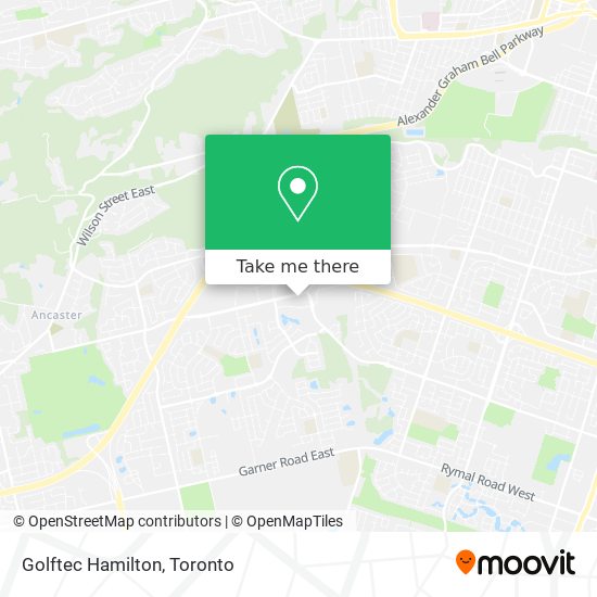 Golftec Hamilton map