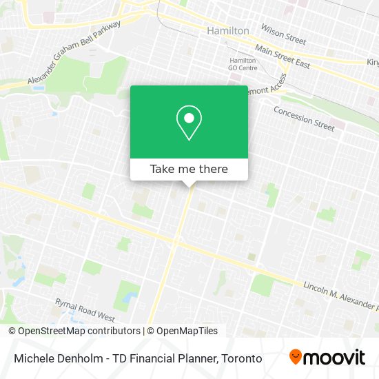 Michele Denholm - TD Financial Planner map