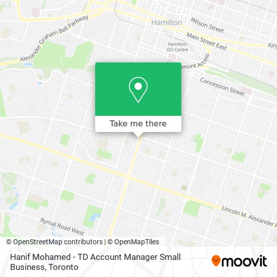 Hanif Mohamed - TD Account Manager Small Business plan