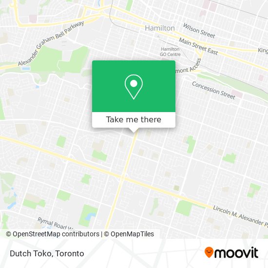 Dutch Toko map