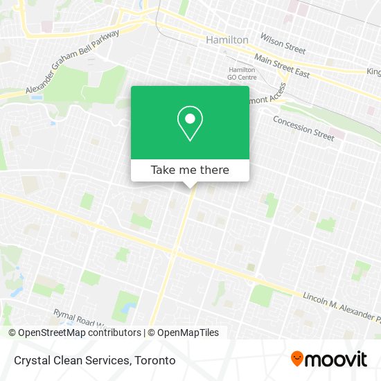 Crystal Clean Services map