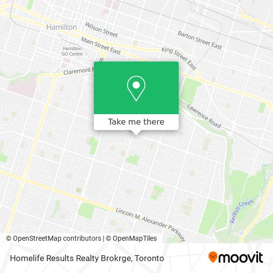 Homelife Results Realty Brokrge map