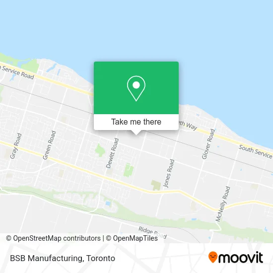 BSB Manufacturing map