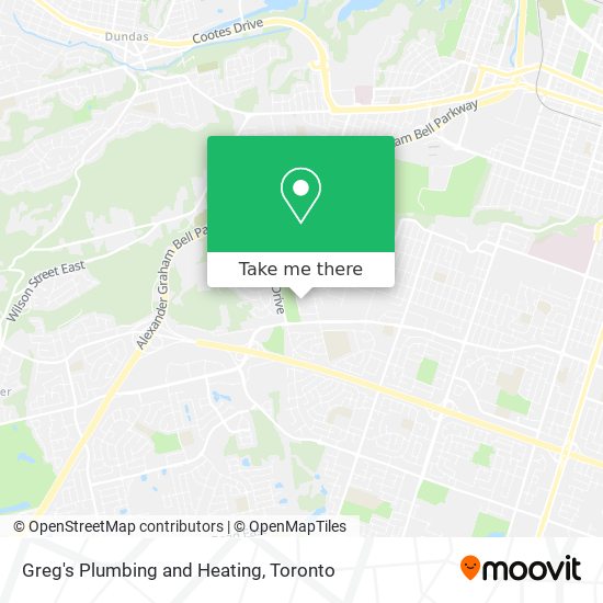 Greg's Plumbing and Heating map