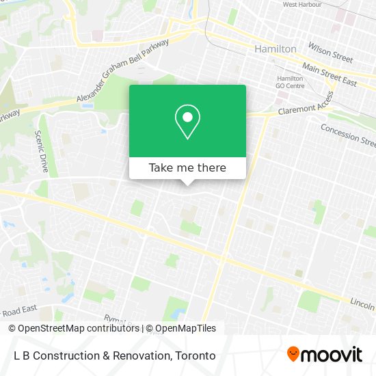 L B Construction & Renovation map