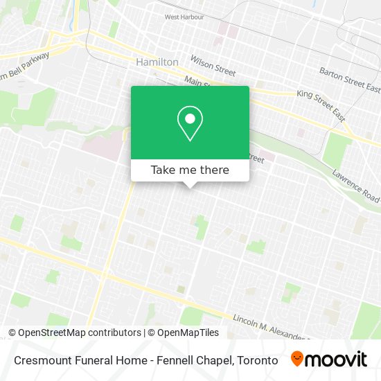 Cresmount Funeral Home - Fennell Chapel map